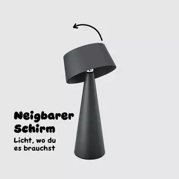 Sigor Solino Akku-Tischleuchte LED dimmbar graphitgrau IP44 (4527101)