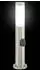 vidaXL Pollerleuchte mit Auslass 50cm Edelstahl IP44 (4006011)