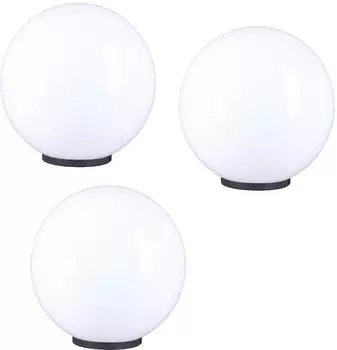 Home4Living Kugelleuchte Außen Ø20cm opal weiß E27 3er Set