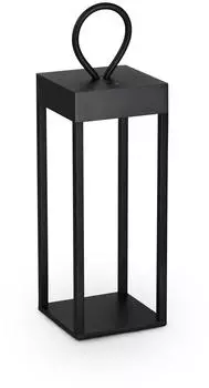 IDEAL LUX Enya Tragbare Au&szlig;enleuchte LED 5W 3000K IP54 Schwarz (323237)