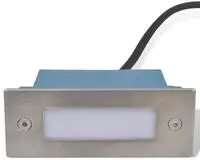 vidaXL LED-Wandeinbauleuchten f&uuml;r Treppen 12 Stk. 44x111x56 mm