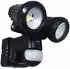Elro LED Außenwandleuchte mit Bewegungsmelder, Schwarz, IP54 (VE-LF7080)