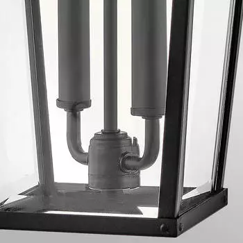 Elstead Lighting Dawson Au&szlig;enwandleuchte Glas/Aluminium 2xE14 IP44 (HK-DAWSON-L)