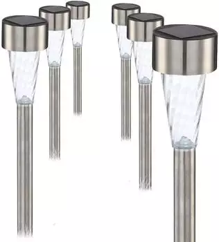 Globo LED Solarleuchten Gartenleuchten, warmwei&szlig;, IP44, 6er Set