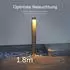 doporro Pollerleuchte 5W 3000K IP65 sandgrau dunkel (LED-PL-5W-IP65)