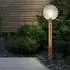 Globo Smart Gartenleuchte Holzoptik RGB LED 8,5W Bewegungsmelder