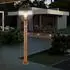 Globo Smart Gartenleuchte Holzoptik RGB LED 8,5W Bewegungsmelder