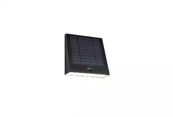 Trio Alvorada LED-Au&szlig;enwandleuchte schwarz, Bewegungs- & D&auml;mmerungssensor (R23326102)