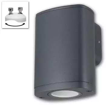 Kanlux ZEVI EL Fassadenleuchte GU10 grau IP54 (38881)