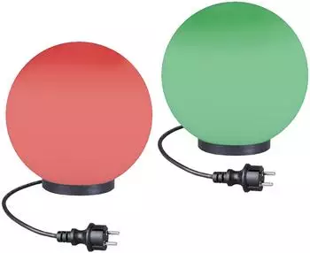 Home4Living Kugelleuchte RGB LED Ø20cm 2er-Set Außenleuchte