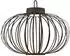 JUST LIGHT LED Akku Tisch-/Pendelleuchte Bambus schwarz, Touchdimmer, 1,5W (46cm)