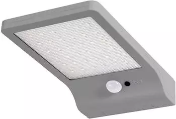 Osram Doorled Solar Außenwandleuchte silber, Bewegungsmelder, kaltweiß