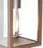 QAZQA Charlois Außenwandlaterne rostbraun Aluminium IP44 (105328)