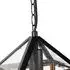 QAZQA Amsterdam smarte Outdoor-Hängeleuchte schwarz IP23 WiFi G95 (106170)