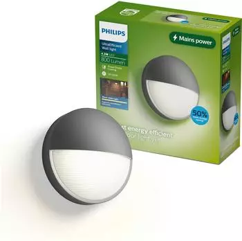 Philips LED-Außenwandleuchte Capricorn UE anthrazit IP44