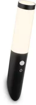 Briloner Außenwandleuchte Akku 6,5W LED Bewegungsmelder IP44 schwarz (3968015)