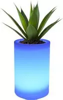 Led Solar Blumentopf Mit Rgbw Farbwechsel & Fernbedienung, H&ouml;he 30cm