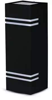 V-TAC LED-Au&szlig;enwandleuchte Up/Down RGB, schwarz, IP44 (GU10)