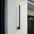 Lindby Neano LED-Wandleuchte 80cm, schwarz, IP54 (10034292)