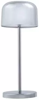 Lucande Quill LED-Tischleuchte chrom, CCT, dimmbar (10033979)