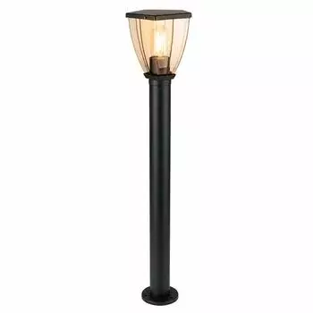 V-TAC LED-Sockelleuchte Edelstahl schwarz IP44, 80cm