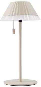 Lindby Ilvi LED-Tischleuchte beige, Aluminium (10025701)