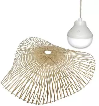 Lumisky LAIA NOMAD Pendelleuchte Bambus, kabellos, LED wei&szlig;/RGB (LAIA NOMAD)