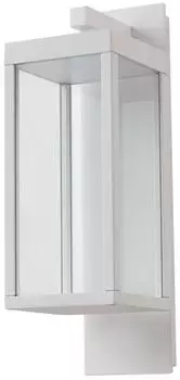 Lucande Ferdinand LED-Au&szlig;enwandleuchte, wei&szlig;, Aluminium, 38cm (10034903)