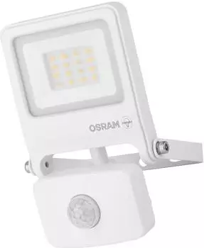 Osram ENDURA FLOOD PC LED-Fluter 10W 3000K mit Sensor, wei&szlig;