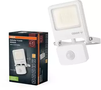 Osram Endura Flood PC LED-Strahler 20W 3000K mit Sensor IP44 (ENDURA FLOOD PC 20W)