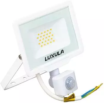 Luxula LED-Fluter mit Bewegungsmelder 20W, 2000lm, neutralweiß, IP65 (LX400225)