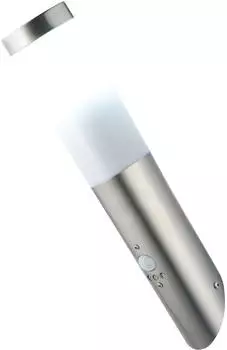 Globo LED Außen-Wandleuchte Edelstahl Bewegungsmelder IP44 (etc12405)
