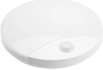 V-TAC LED-Außenwandleuchte weiß, CCT, Bewegungsmelder, IP44, Ø25cm