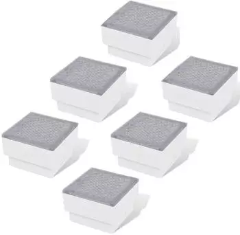 vidaXL LED Bodeneinbaustrahler Außen 100x100x68mm, 6er-Set (8718475976158)