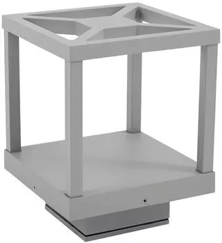 Lucande Lealan LED-Sockelleuchte grau, Metall, IP54 (10034658)