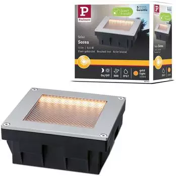 Paulmann Sorea Solar LED Bodeneinbauleuchte (95743)