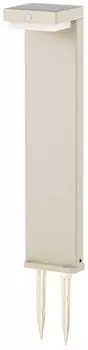Lindby Eleazar LED-Solar-Sockelleuchte beige (10047668)