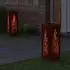 vidaXL Solar LED Wegeleuchten 2er-Set Bronze 18 x 18 x 50 cm (879799)