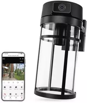 EMOS GoSmart IP-1300 LANTERN Außenwandleuchte mit Kamera (H4074)