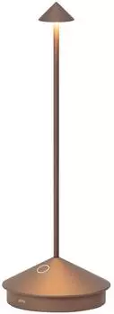 Zafferano Pina Pro LED-Akkutischleuchte bronze matt 2200K/2700K/3000K (LD2650W3)