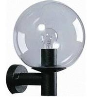 Albert Manturan, E27, IP44, Kristallglas, Schwarz - Schwarz/Transparent