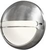 Konstsmide 7333-000 Torino Wandleuchte Aluminium, opales Acrylglas