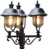 Konstsmide Parma Stehleuchte Edelstahl 3-flg. (7243-000)