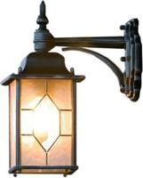 Konstsmide Milano 7248-759 Au&szlig;enwandleuchte Energiesparlampe, LED E27 75W Schwarz,