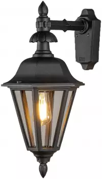 Konstsmide Pallas 1-flg. schwarz (483-750)