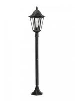 EGLO Stehlampe "Navedo Au&szlig;en-Stehlmape, Au&szlig;enlampe, Aluguss und Glas, E27, IP44,