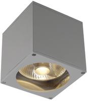 SLV BIG THEO Wandleuchte Outdoor silbergrau max. 1x75W GU10