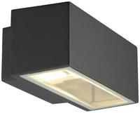 SLV BOX R7s Wandleuchte, eckig, anthrazit, R7s, max. 80W - Grau