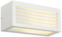 SLV 232491, SLV 232491 BOX-L, Outdoor Wandleuchte, TC-(D,H,T,Q)SE, IP44, eckig,