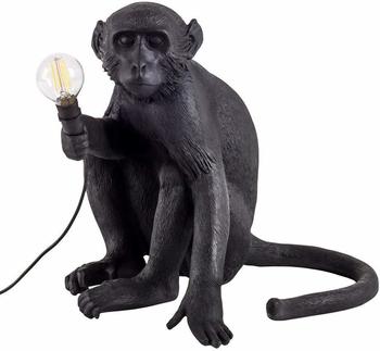 Seletti Monkey Sitting LED schwarz (14922)